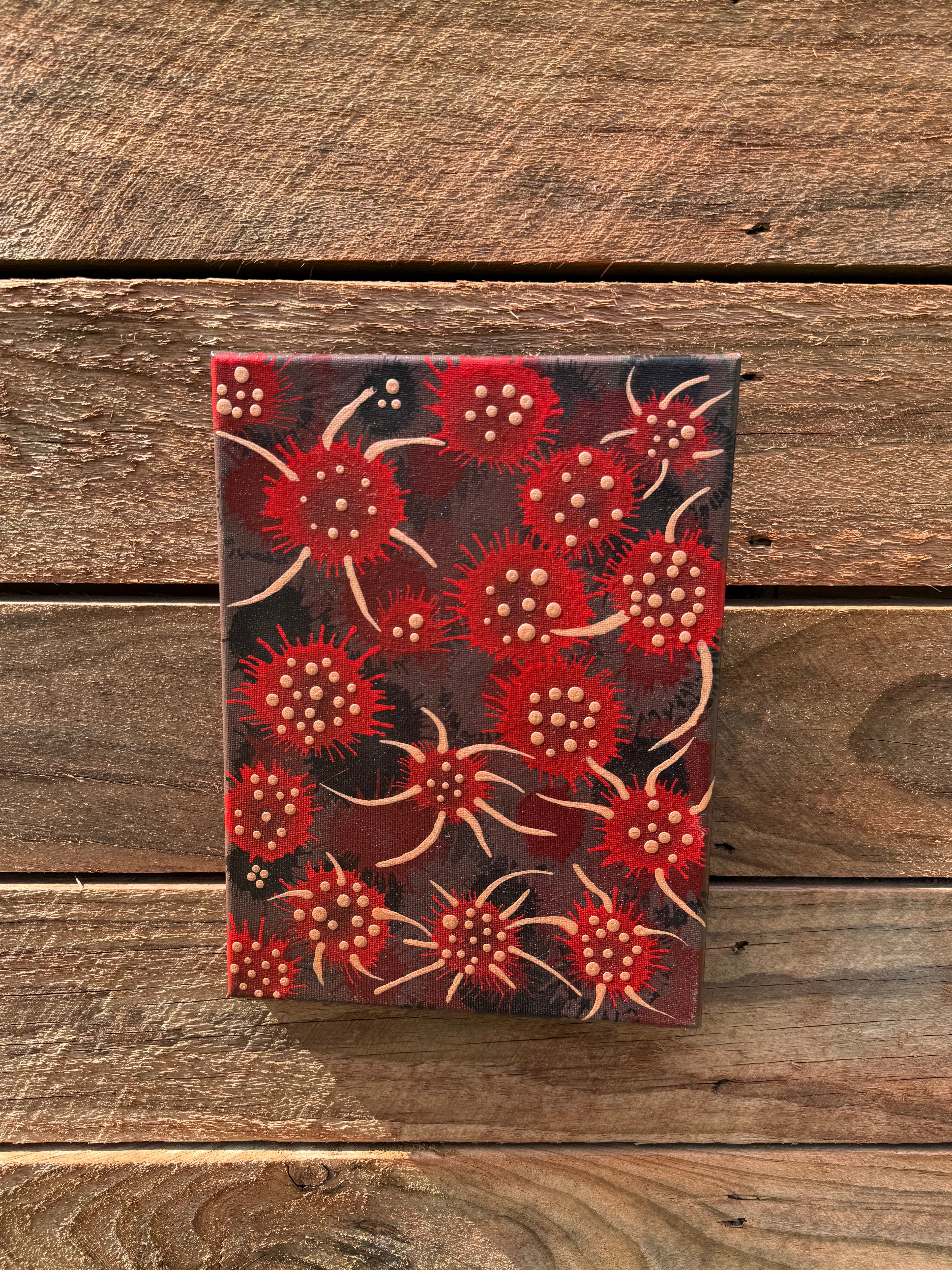 Bark & Blood - Original Canvas Artwork - 9x14