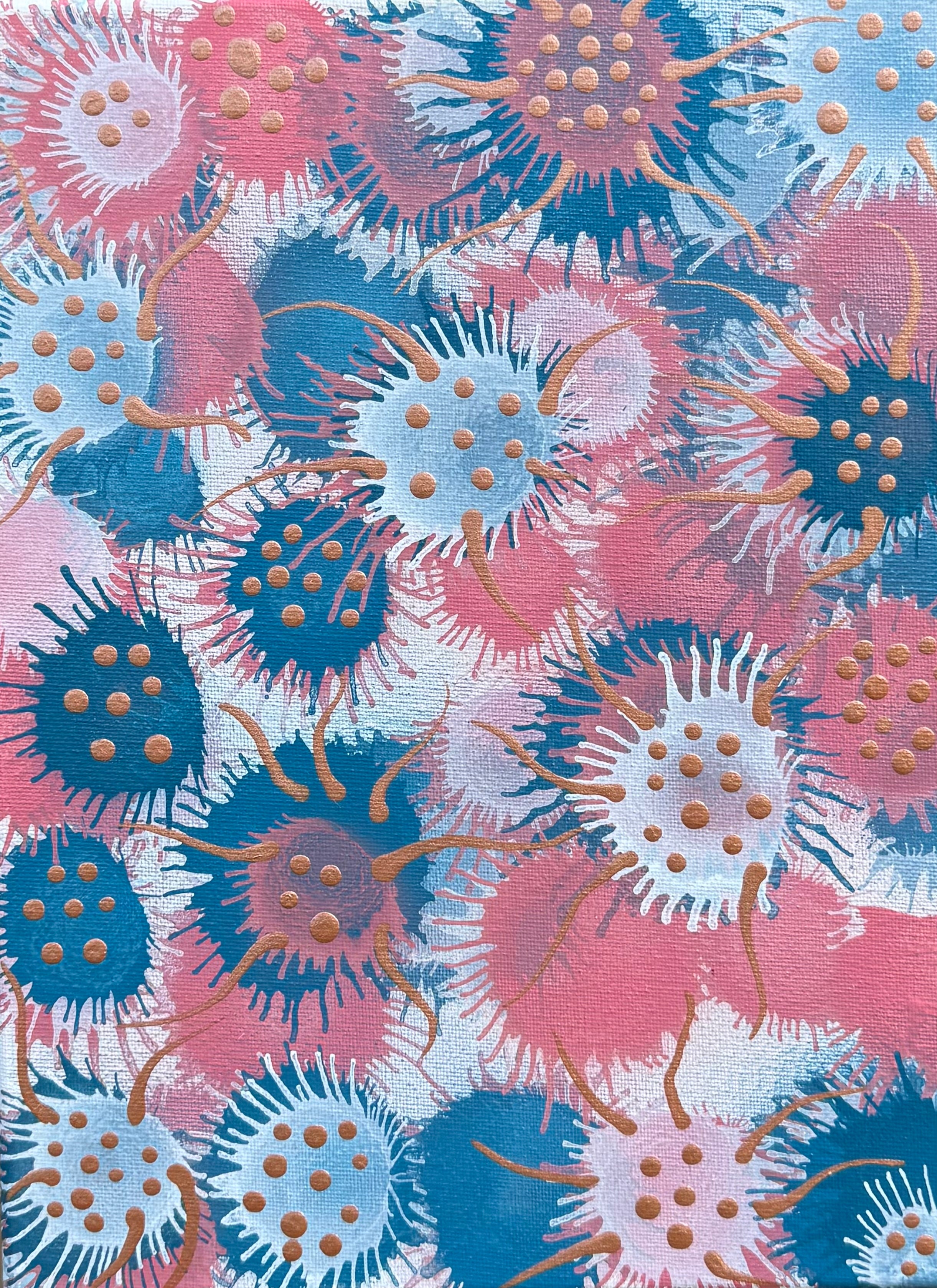 Lost in Bloom - Canvas Print A3