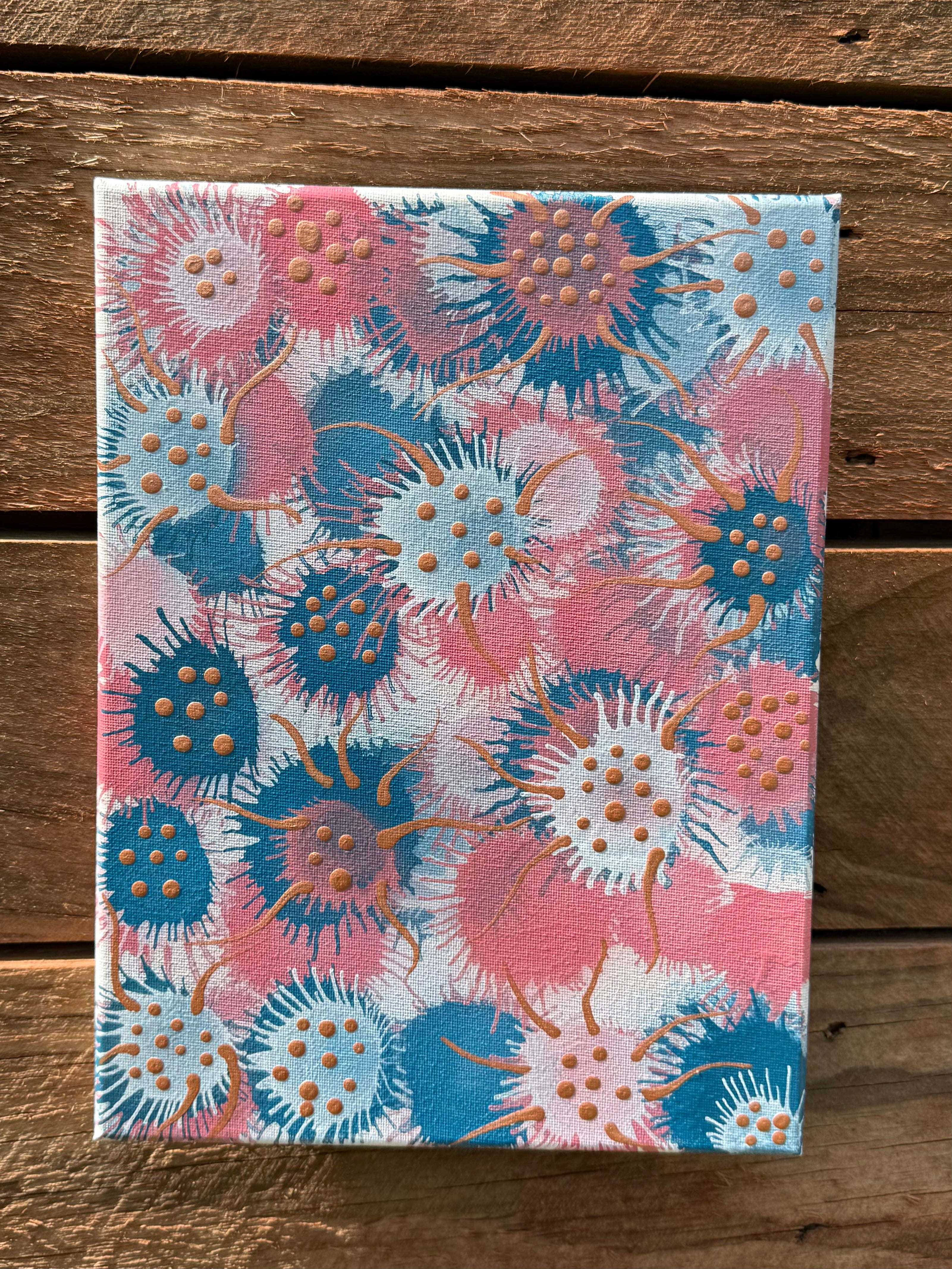 Lost in Bloom - Original Canvas Artwork - 9x14